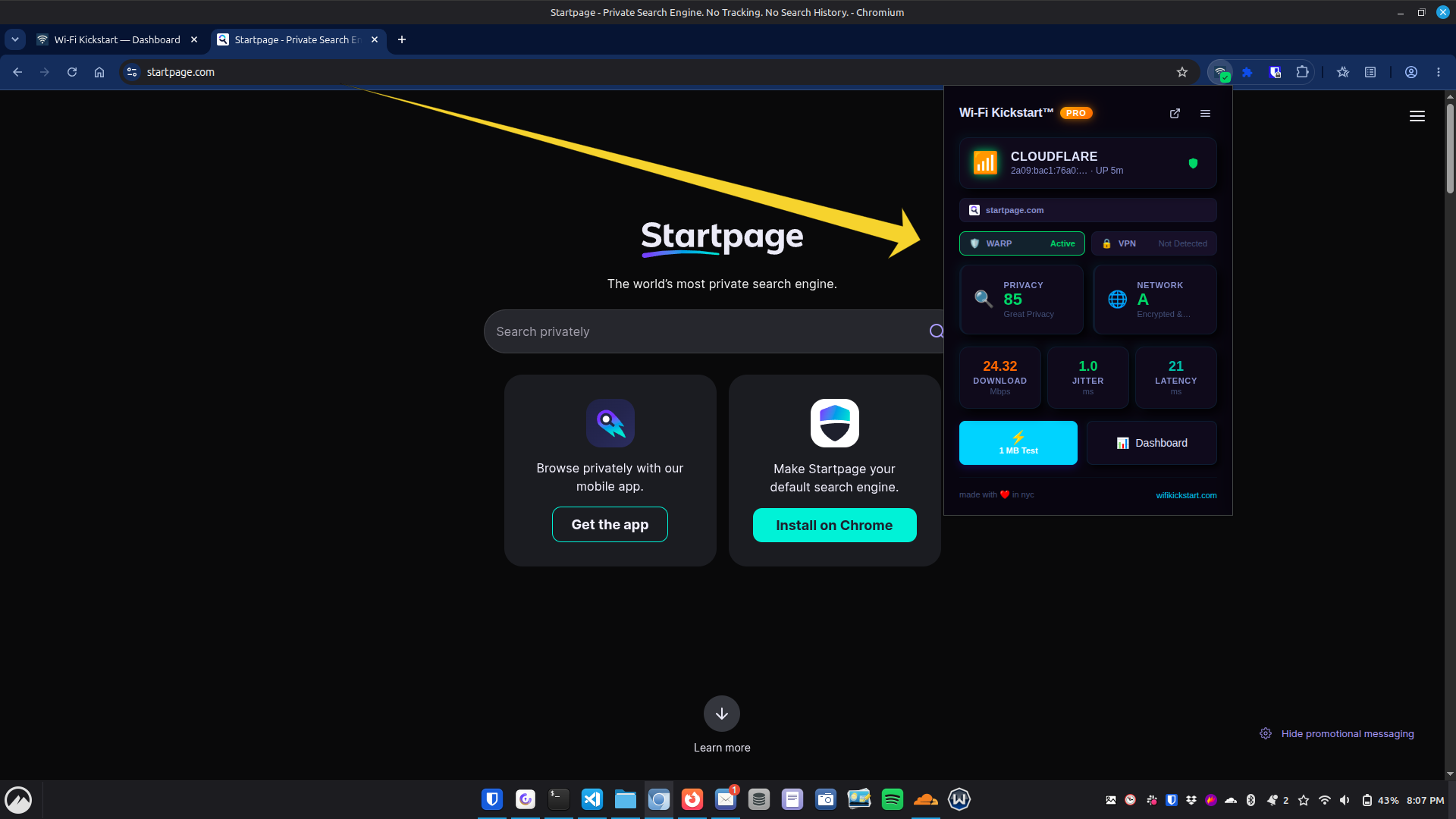 WiFi Kickstart Dashboard